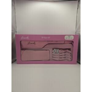 Mermade My Wave Pink Double Waver 4 Grip Clips Pink Bag Hair Styling Kit NEW